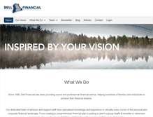 Tablet Screenshot of bellfinancial.ca
